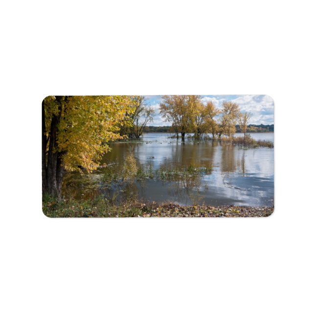 Autumn at Black Dog Lake Label (Front)