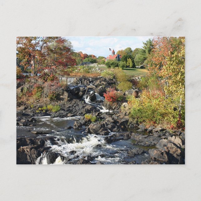 Autumn at Cargill Falls Postcard (Front)