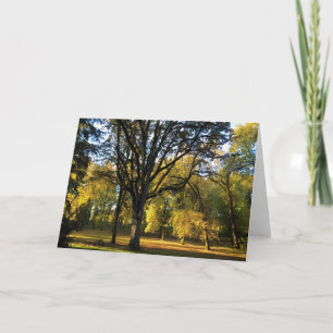 Autumn at Champoeg State Park, Oregon Card