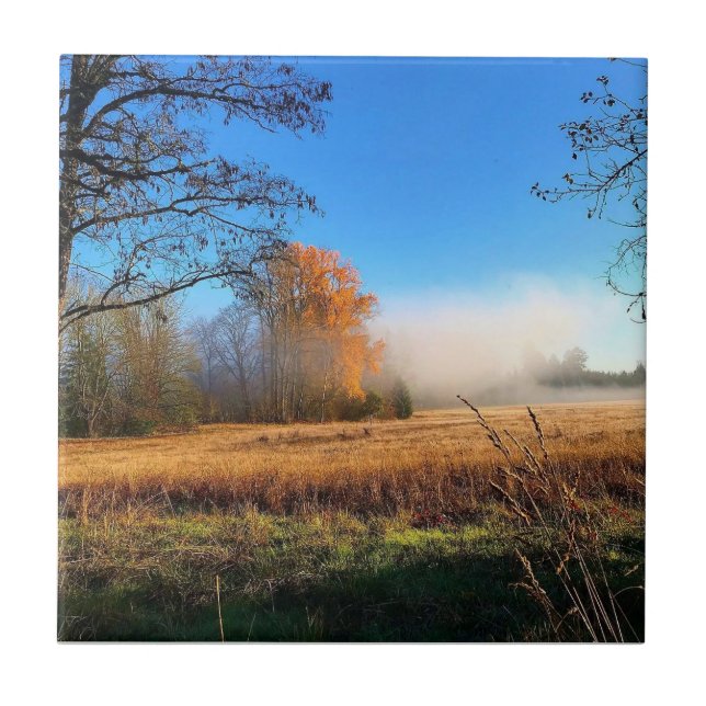 Autumn at Champoeg State Park, Oregon Poster Tile (Front)