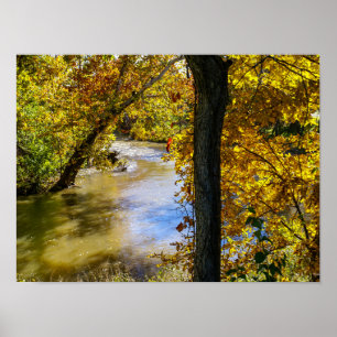 Autumn At James River Bend Poster