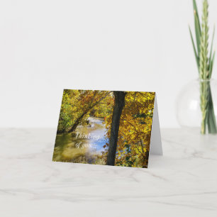 Autumn At James River Bend Thinking Of You Card