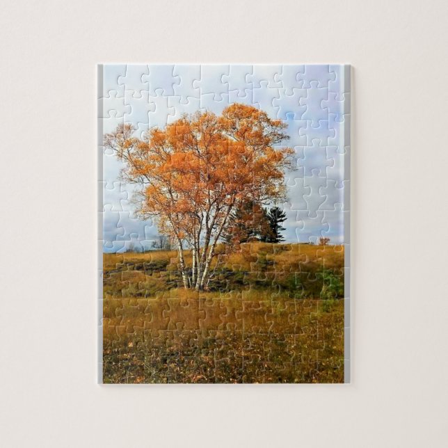 Autumn at Lake Michigan Jigsaw Puzzle (Vertical)