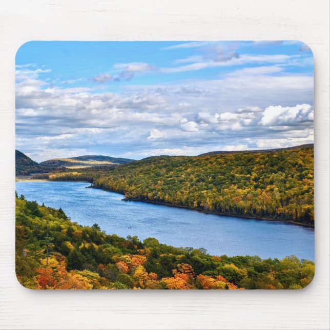 "Autumn at Lake of the Clouds" Mouse Mat (Front)