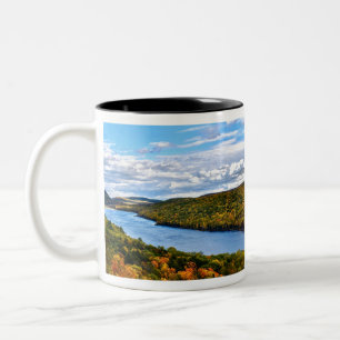 "Autumn at Lake of the Clouds" Two-Tone Coffee Mug