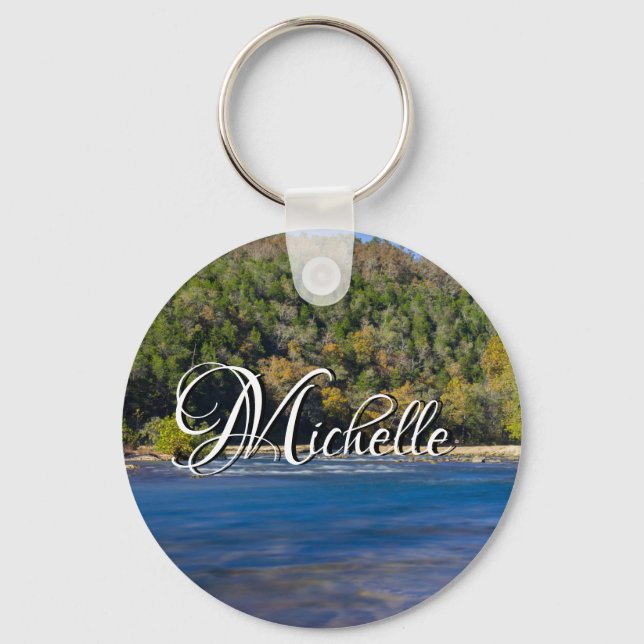 Autumn At North Fork Keychain (Front)