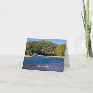 Autumn At North Fork Thank You Card