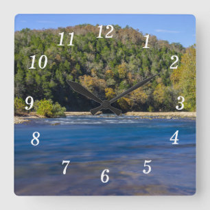 Autumn At North Fork Wall Clock