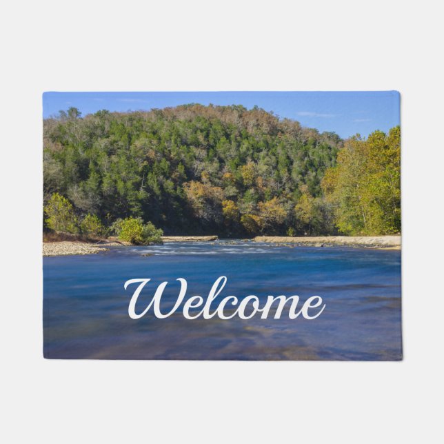 Autumn At North Fork Welcome Doormat (Front)