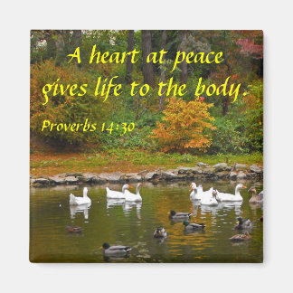 Autumn at the Duck Pond Magnet