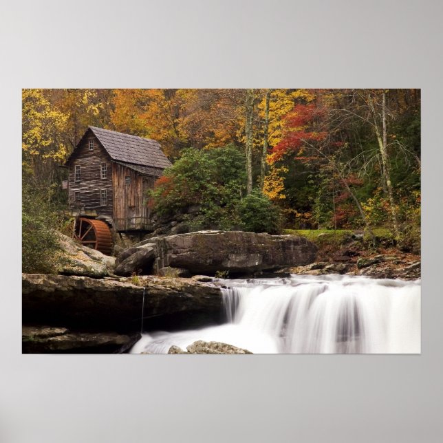 Autumn  At The Grist Mill  Print (Front)