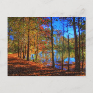Autumn at the Lake Postcard