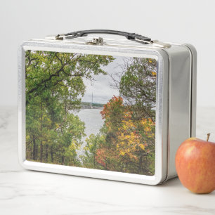 Autumn At Truman Dam Metal Lunch Box