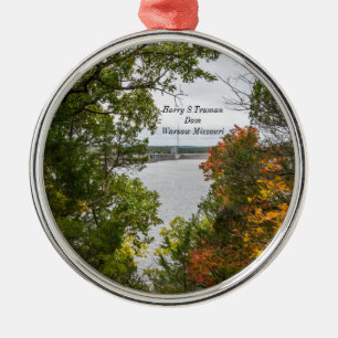 Autumn At Truman Dam Metal Tree Decoration
