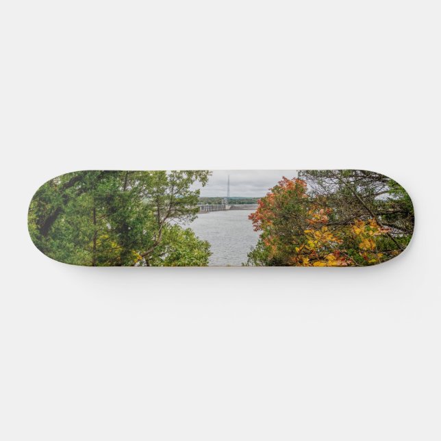 Autumn At Truman Dam Skateboard (Horz)
