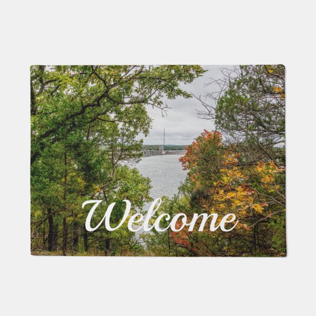 Autumn At Truman Dam Welcome Doormat (Front)