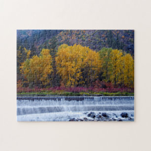 Autumn at Wenatchee Dam Jigsaw Puzzle