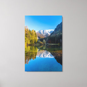 Autumn at Zgornje Jezersko Canvas Print