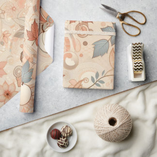  Autumn atmosphere wrapping paper