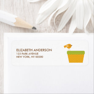Autumn Baby Shower Address Labels