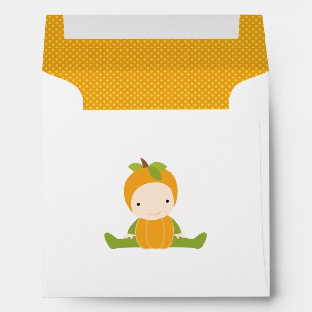 Autumn Baby Shower Envelope (Back (Bottom))