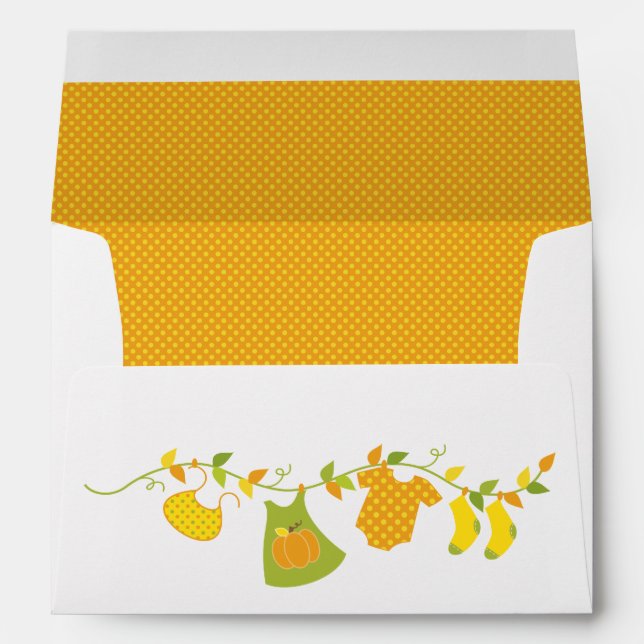Autumn Baby Shower Envelopes (Back (Bottom))