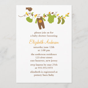 Autumn Baby Shower Invitation