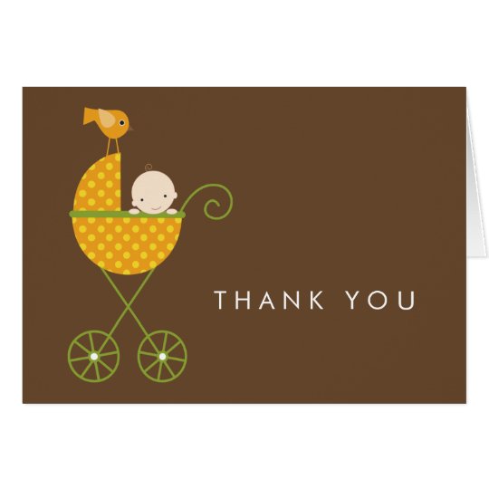 Autumn Baby Shower Thank You Cards