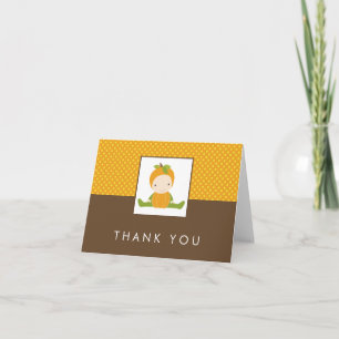 Autumn Baby Shower Thank You Notes