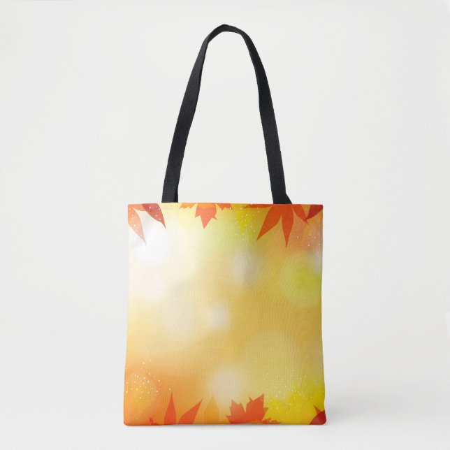 Autumn background bokeh fall nature tote bag (Front)