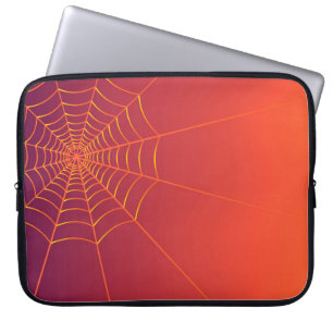 Autumn background halloween laptop sleeve