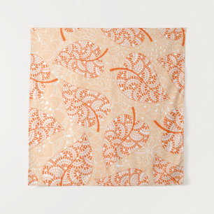 Autumn background. Leaf seamless patternbackground Tapestry