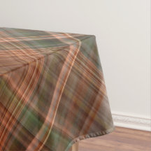 Autumn Baldcypress Orange, Red, and Green Plaid