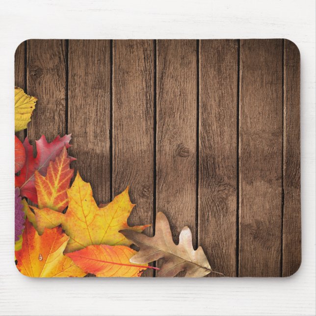 Autumn Banner Poster Mouse Mat (Front)