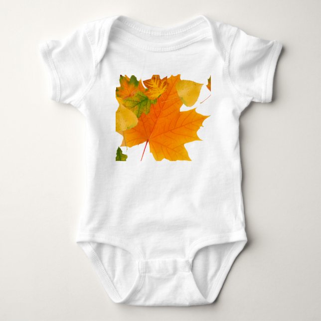 Autumn barbitose baby bodysuit (Front)