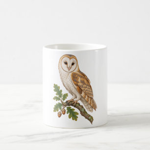 Autumn Barn Owl Gift for Owl Lovers Coffee Mug
