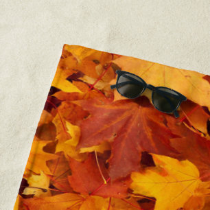 Autumn Beach Towel