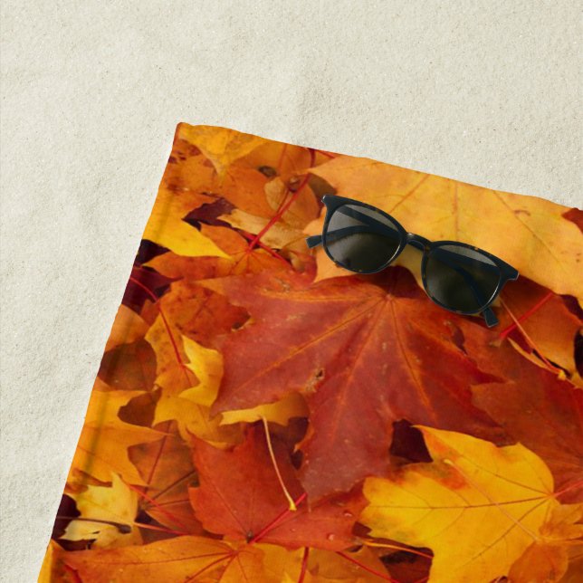 Autumn Beach Towel (In Situ)