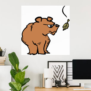 Autumn Bear Poster