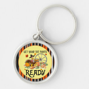 Autumn Beautiful Modern Thanksgiving Collection Key Ring
