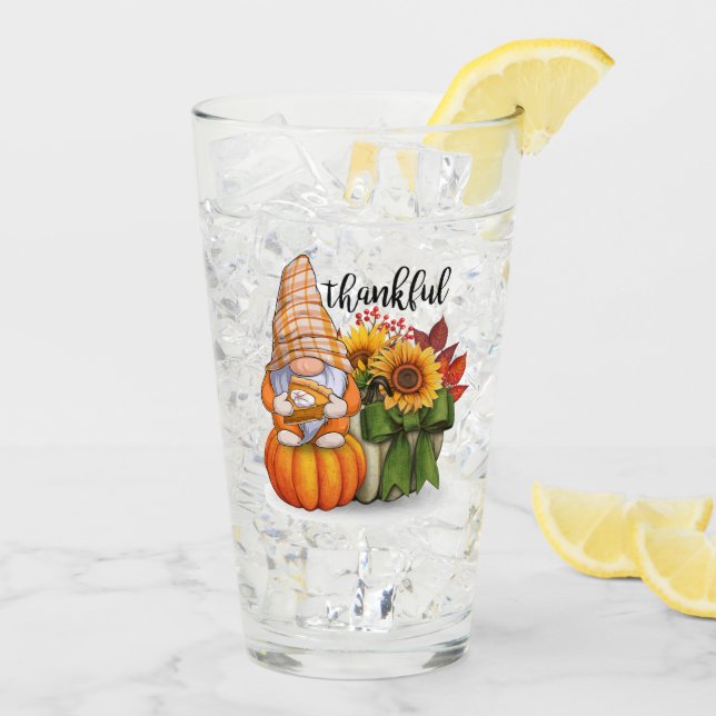 Autumn Beautiful Popular Thanksgiving Collection Glass (Back Ice)