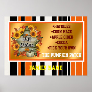 Autumn Beautiful Trendy Thanksgiving Collection Poster