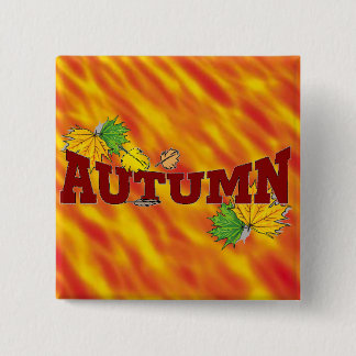 Autumn Beauty - 15 Cm Square Badge