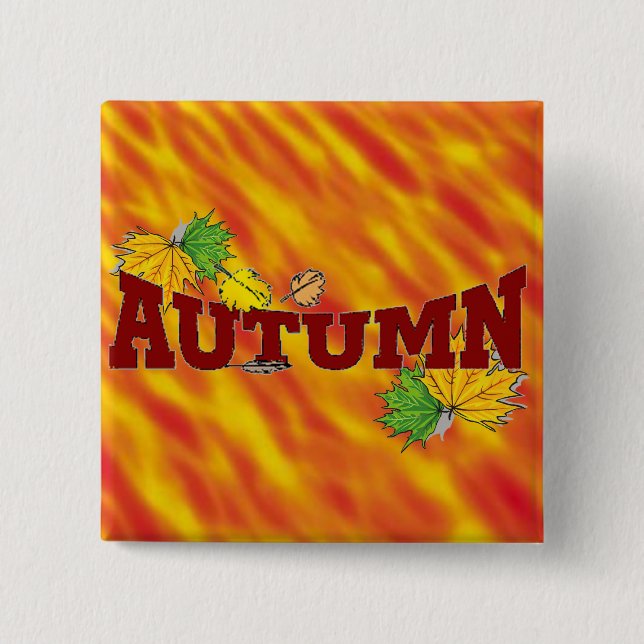Autumn Beauty - 15 Cm Square Badge (Front)