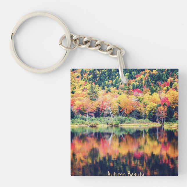 Autumn Beauty Acrylic Keychain (Front)