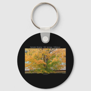 Autumn Beauty Hot Springs, Arkansas Apparel Gifts Key Ring