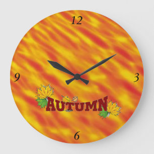 Autumn Beauty - Large Clock