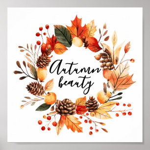 Autumn Beauty Poster