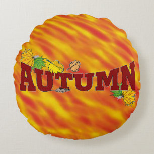 Autumn Beauty - Round Cushion