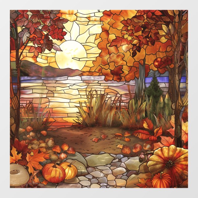 Autumn Beauty Window Cling (Sheet)
